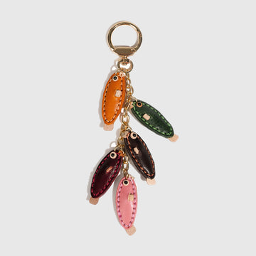 Colorful Fish Leather Charm
