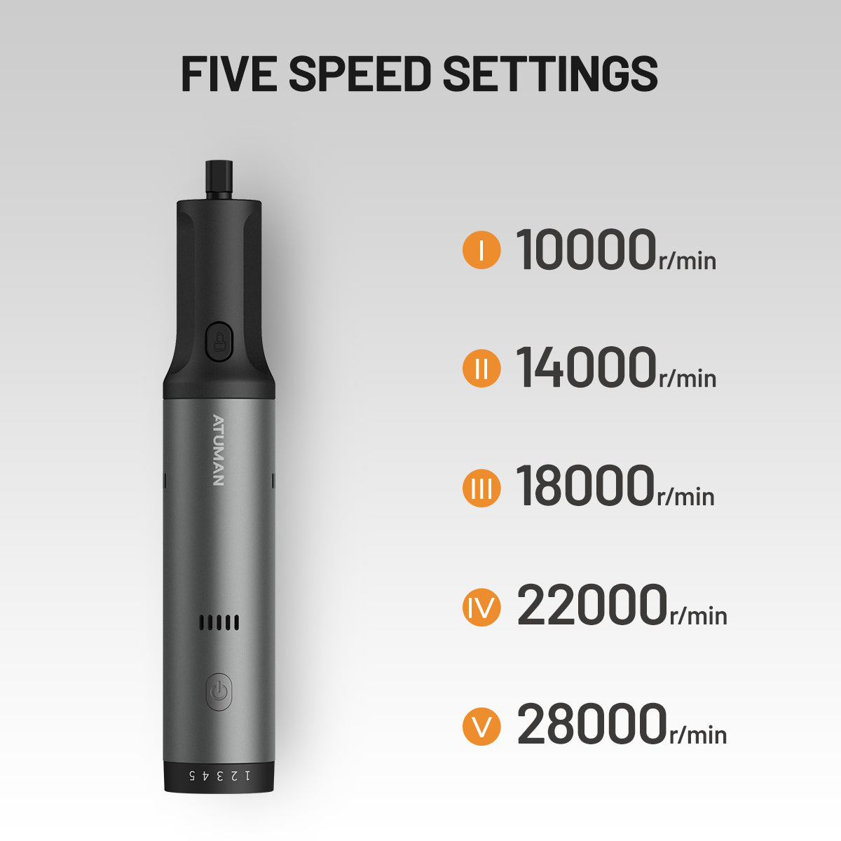 ATuMan EP2 Cordless Rotary Tool – Mini Grinder with Adjustable Speed for Polishing, Cutting & Engraving