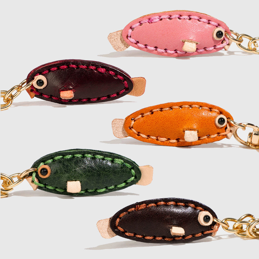 Colorful Fish Leather Charm