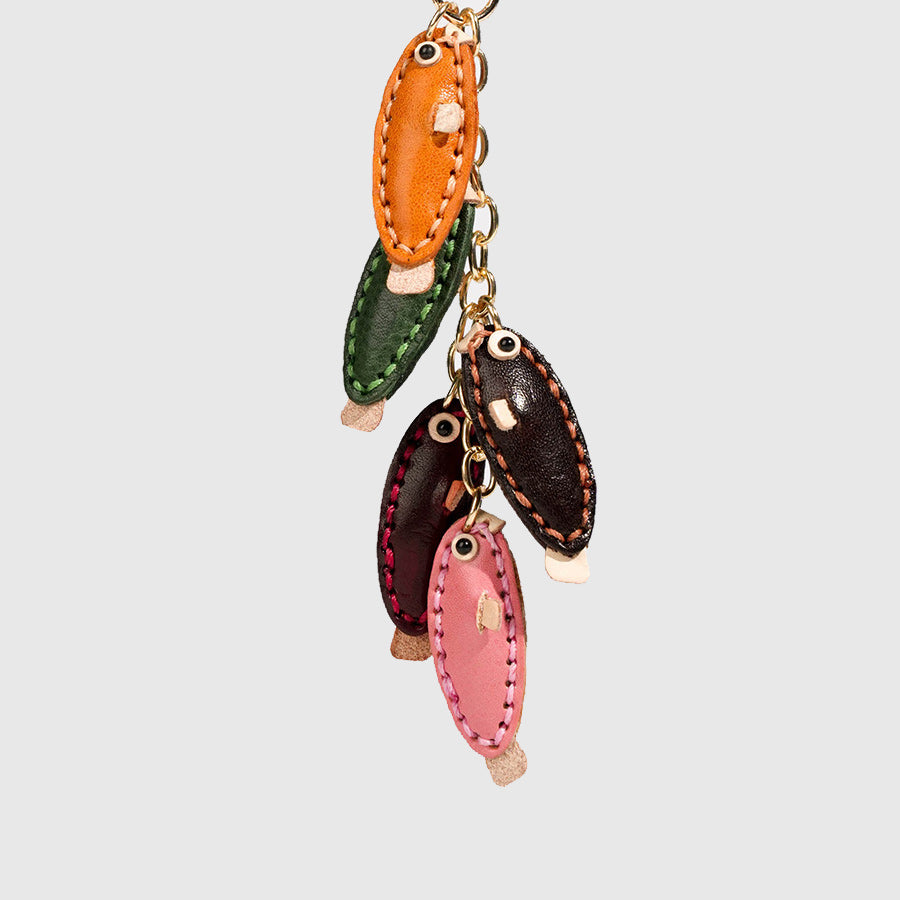 Colorful Fish Leather Charm