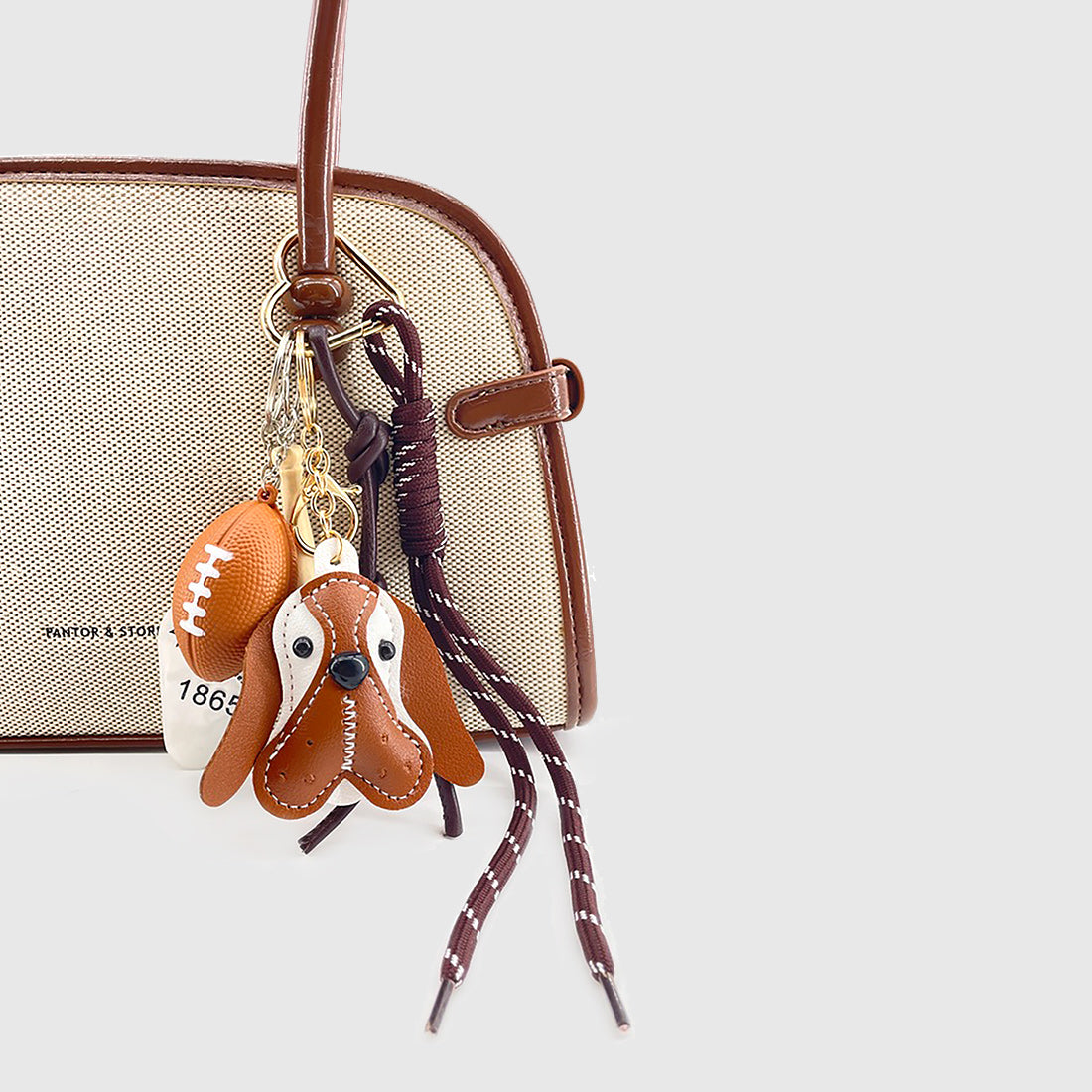 Beagle Doggy Out Door Life Stacks Charm