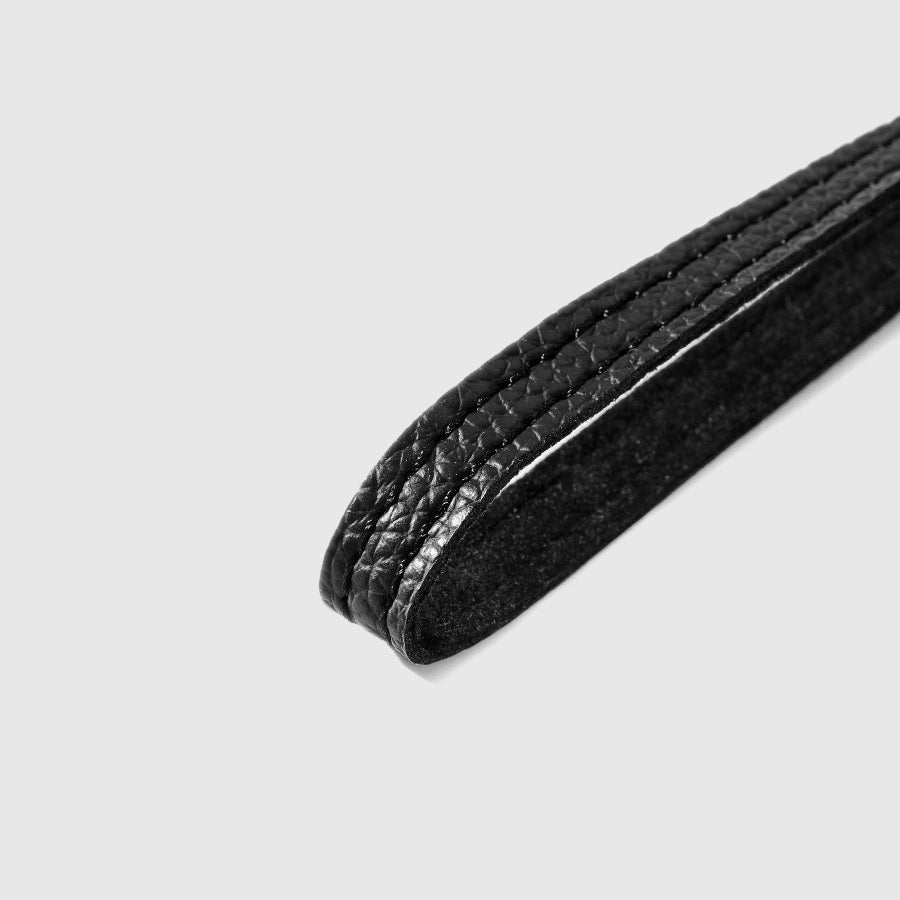 Cute Black Briquettes Leather Charm