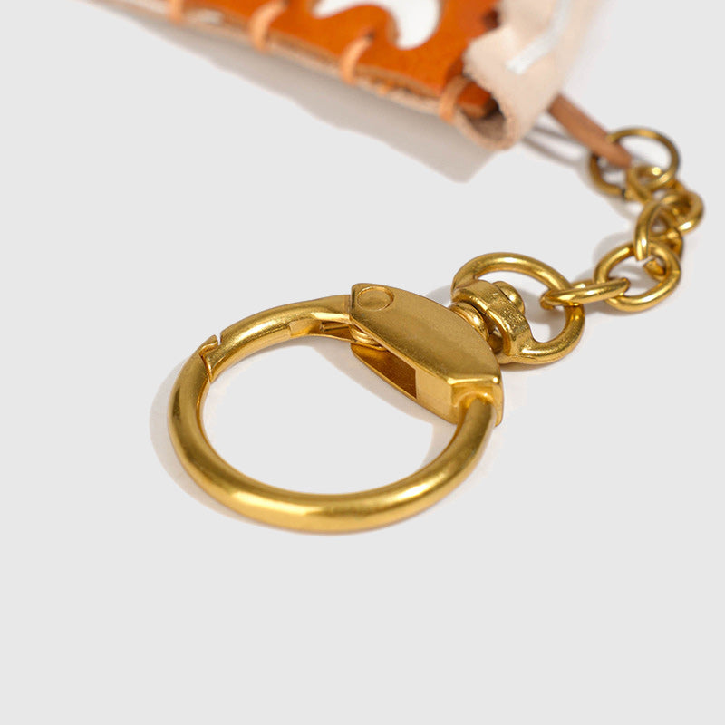 Pizza  Leather Charm