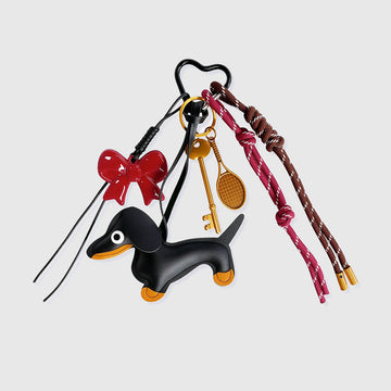 Dachshund Doggy Sporty Stacks Charm