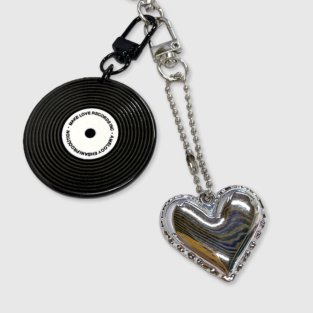 Mischievous Bear Music Record Stacks Charm