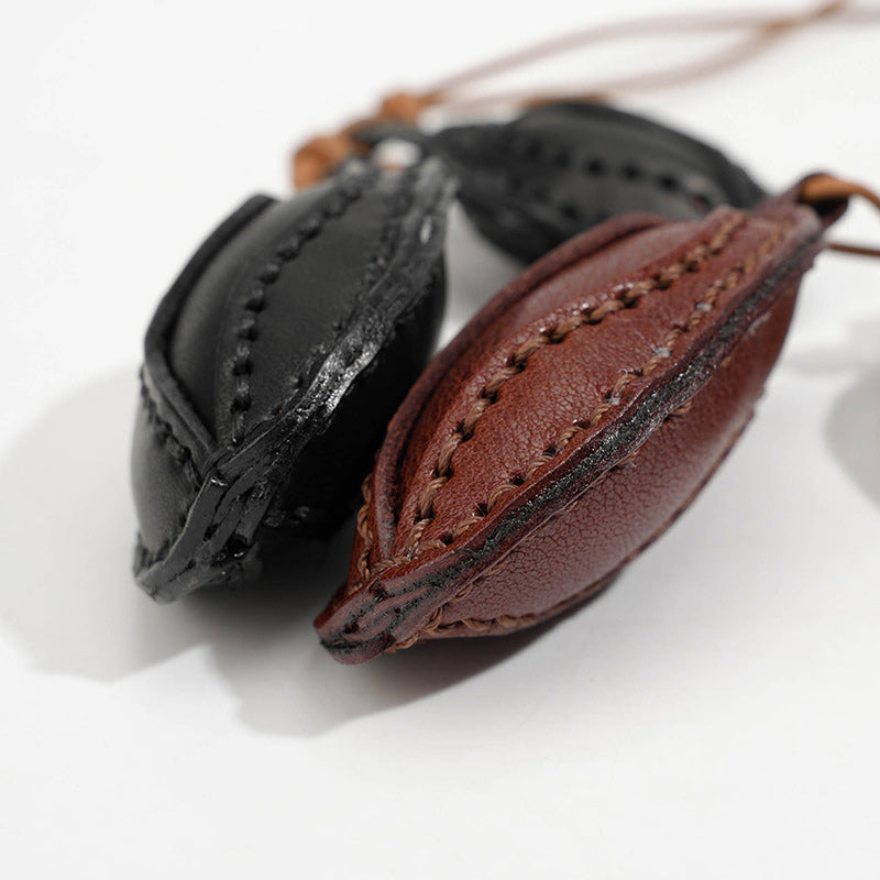 Coffee Beans Cacao Beans Leather Charm