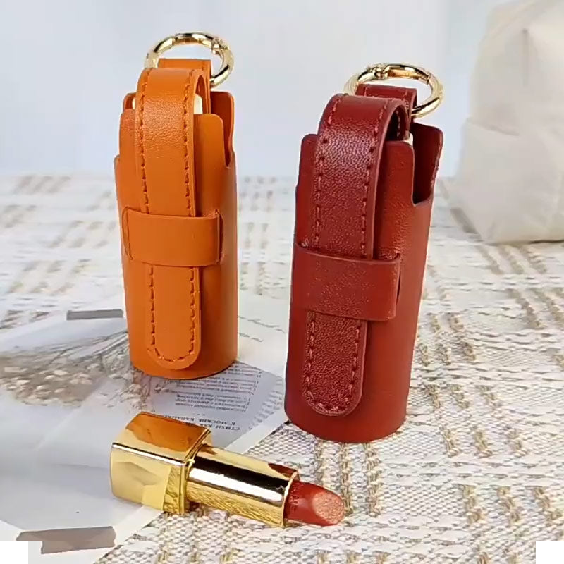Leather Lipstick Case