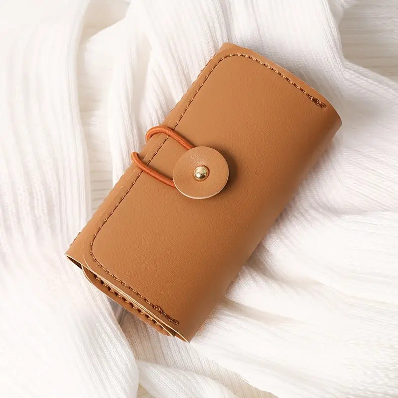 Foldable Leather Jewelry Organizer Case