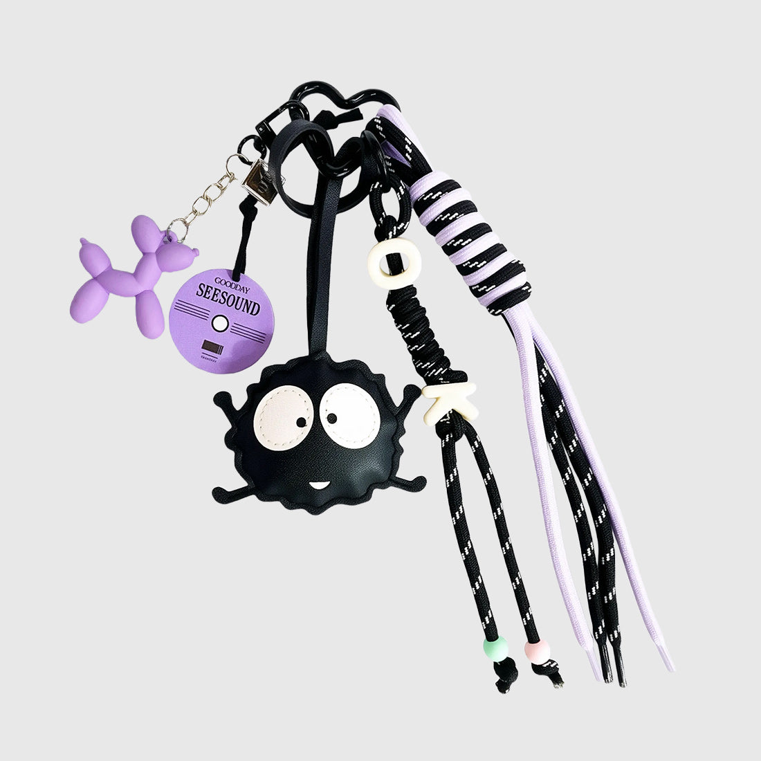 Coal Balls Deer Letters Stacks Charm