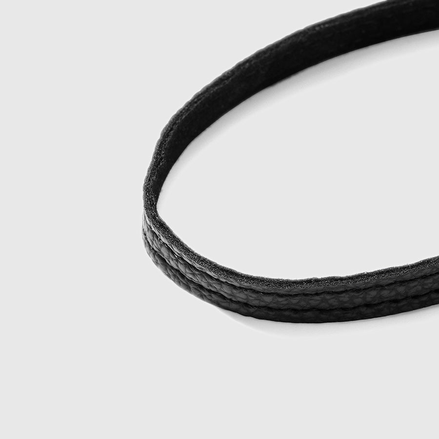 Cute Black Briquettes Leather Charm