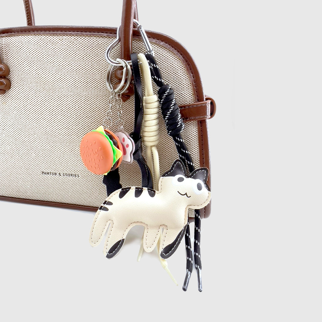 Kitten Hamburger Stacks Charm