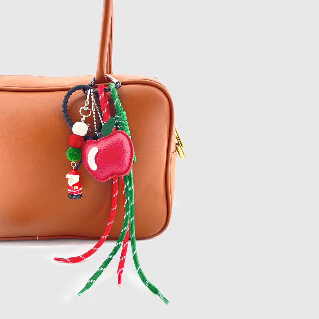 Red Apple Christmas Stacks Charm