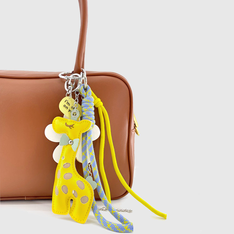 Forest Series Giraffe Daisy Stacks Charm