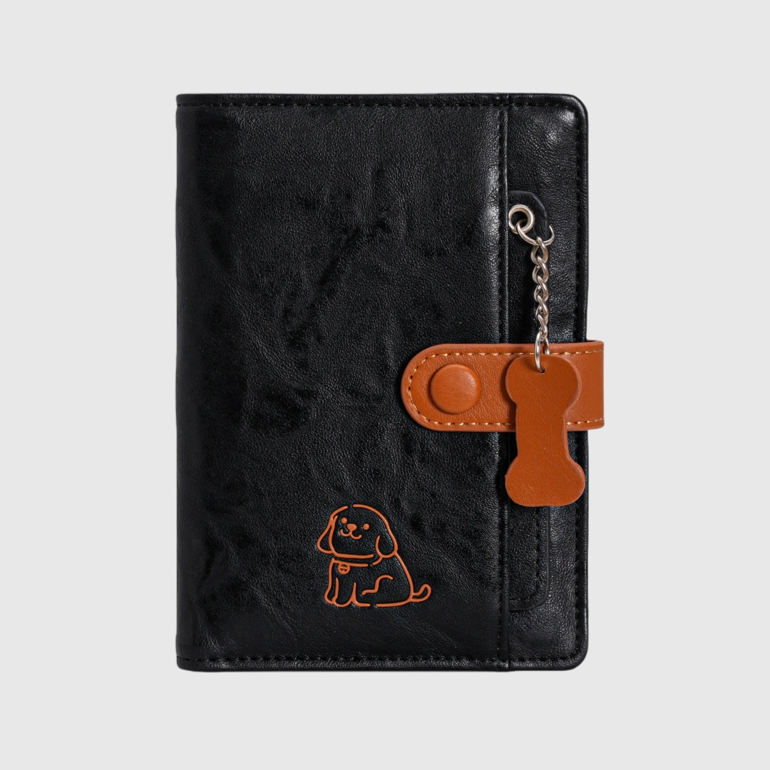 Adorable Puppy Passport Card Holder