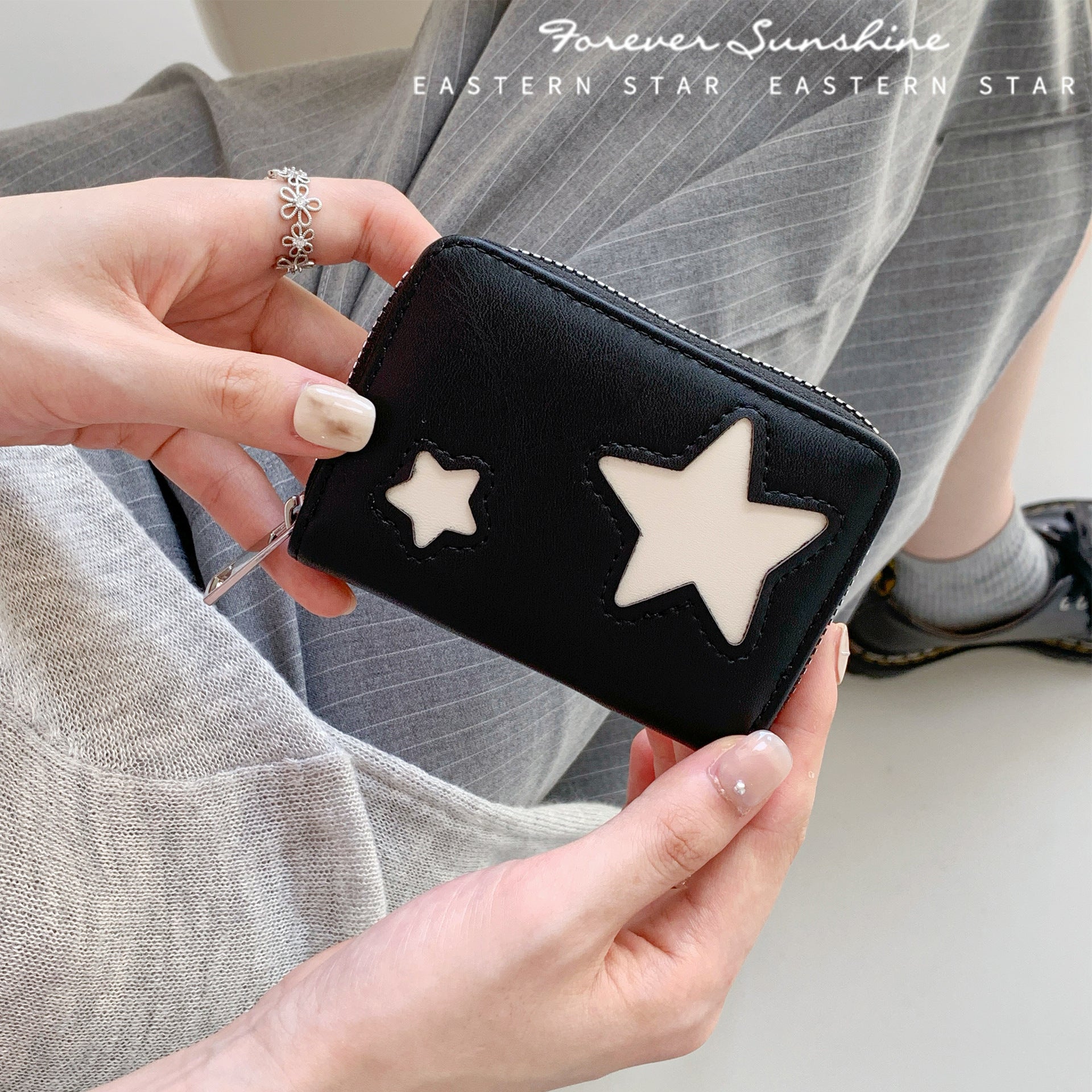 Cute Star Accordion Card Holder