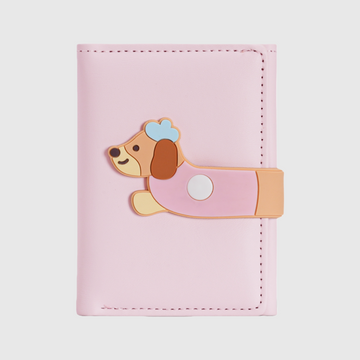 Dachshund Tri-Fold Leather Wallet