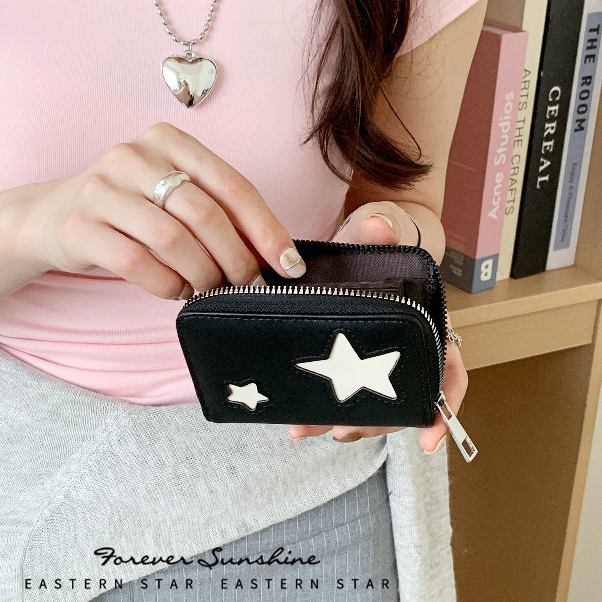 Cute Star Accordion Card Holder