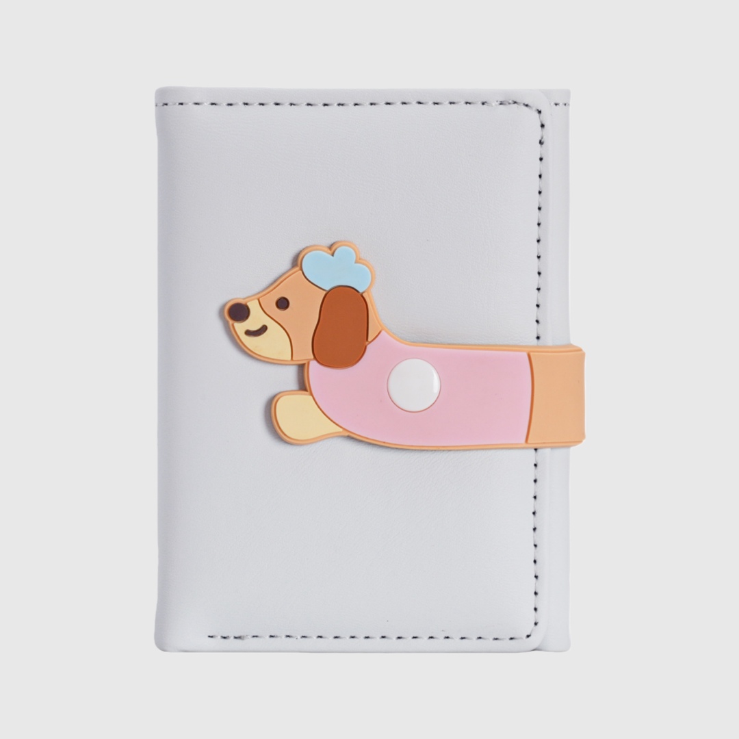 Dachshund Tri-Fold Leather Wallet