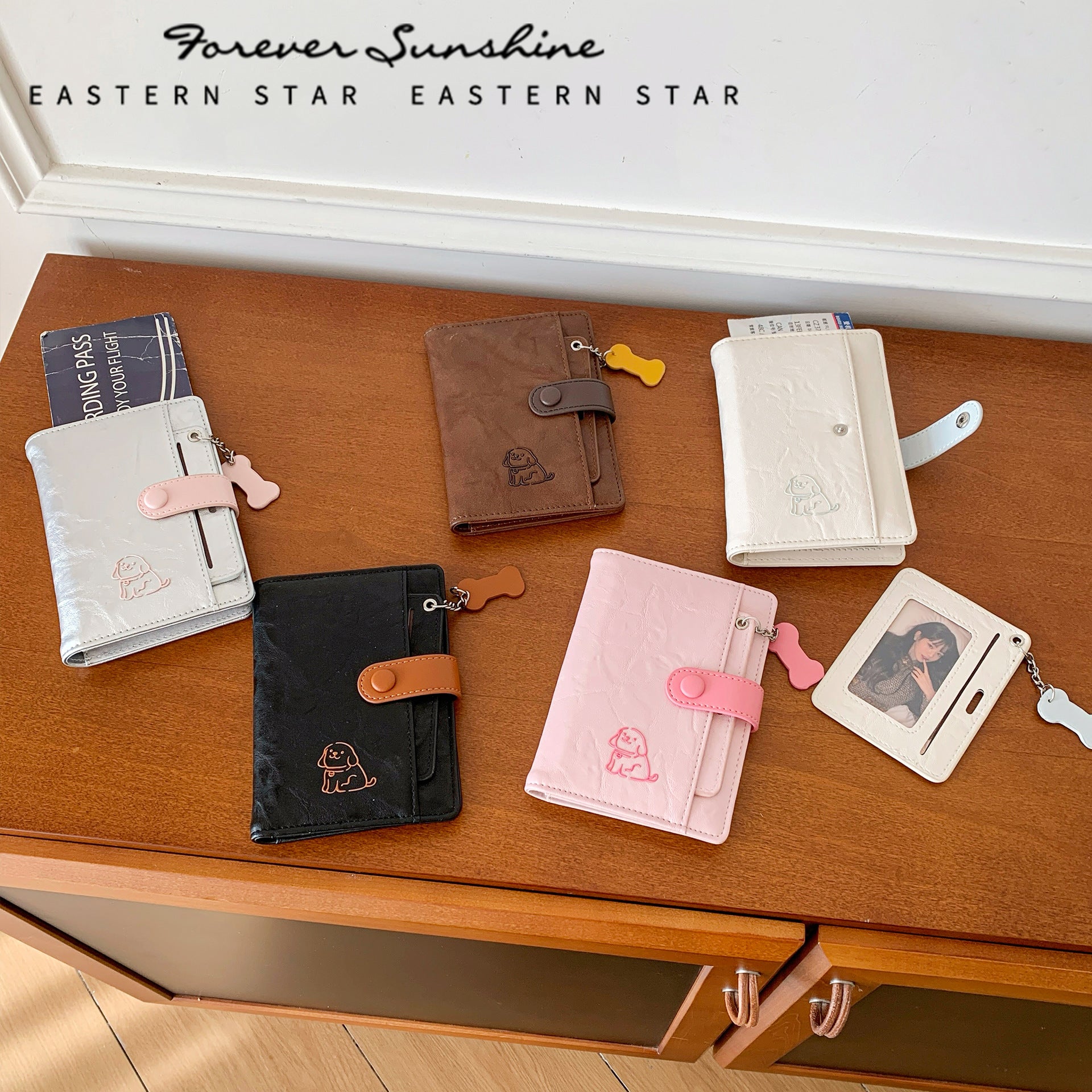 Adorable Puppy Passport Card Holder
