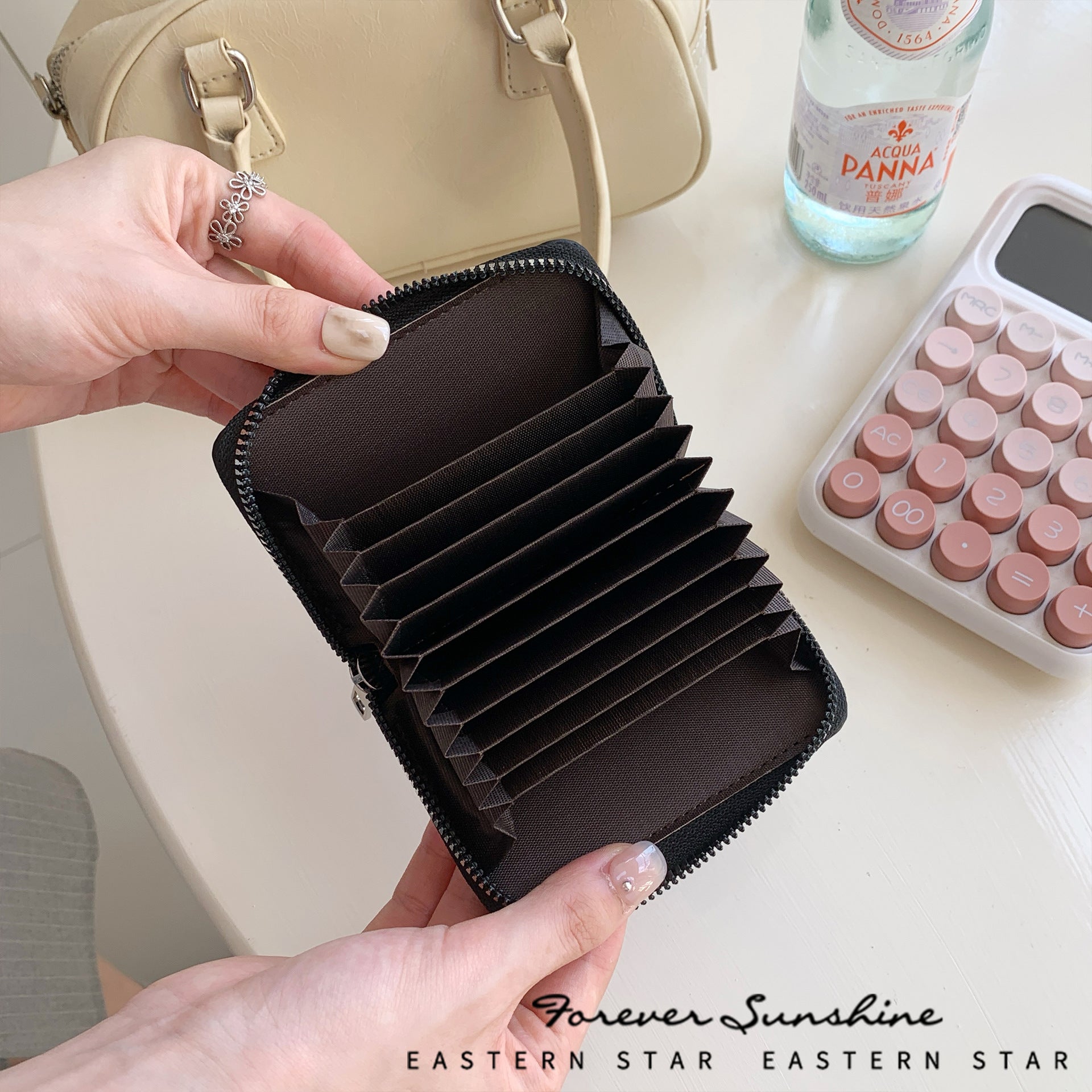 Cute Star Accordion Card Holder