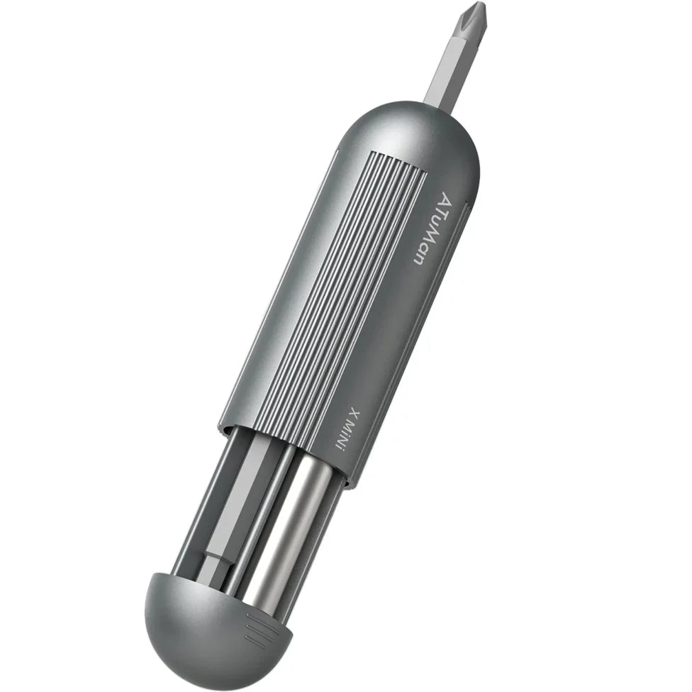 ATuMan Xmini Pocket Screwdriver Kit – 179g Lightweight Tool with Alloy Bits & T-Handle for Repair & DIY