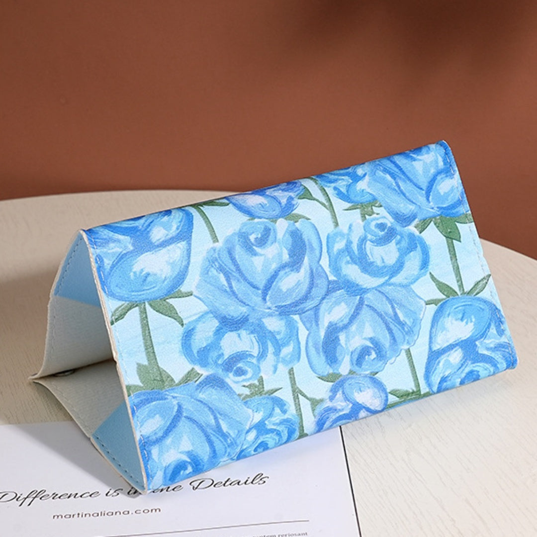 Printed Leather Tissue Box Cover