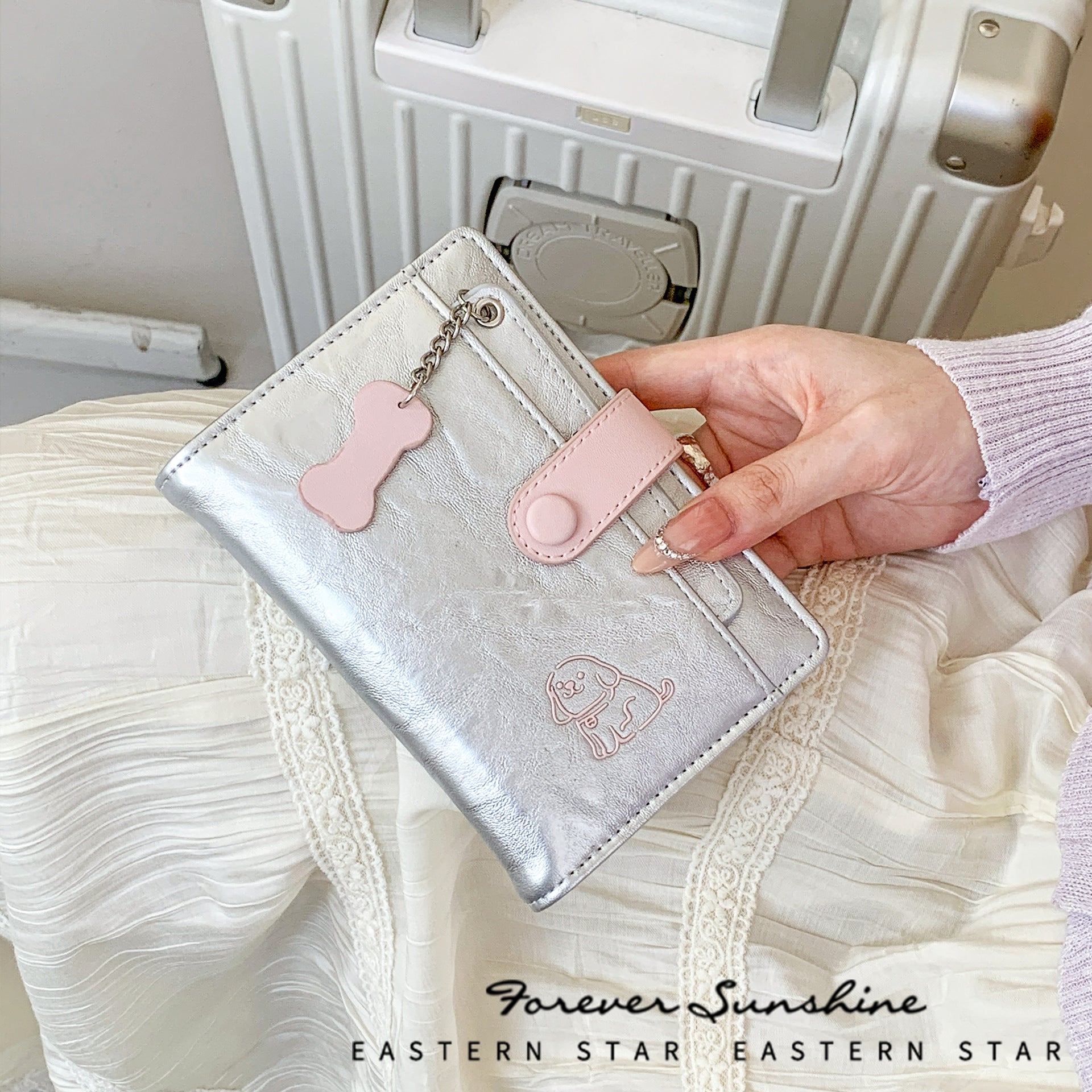 Adorable Puppy Passport Card Holder