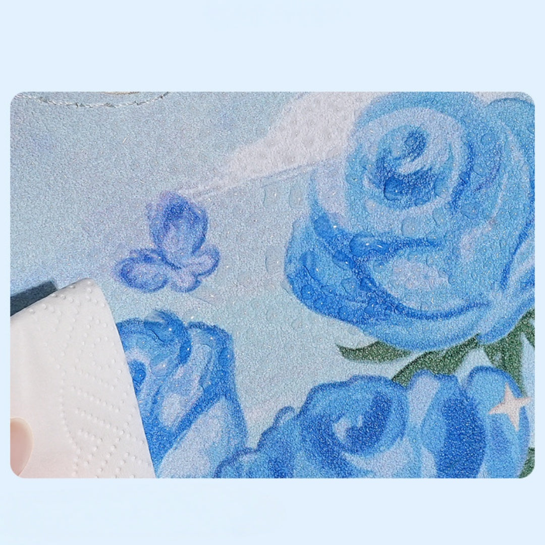 Printed Leather Tissue Box Cover